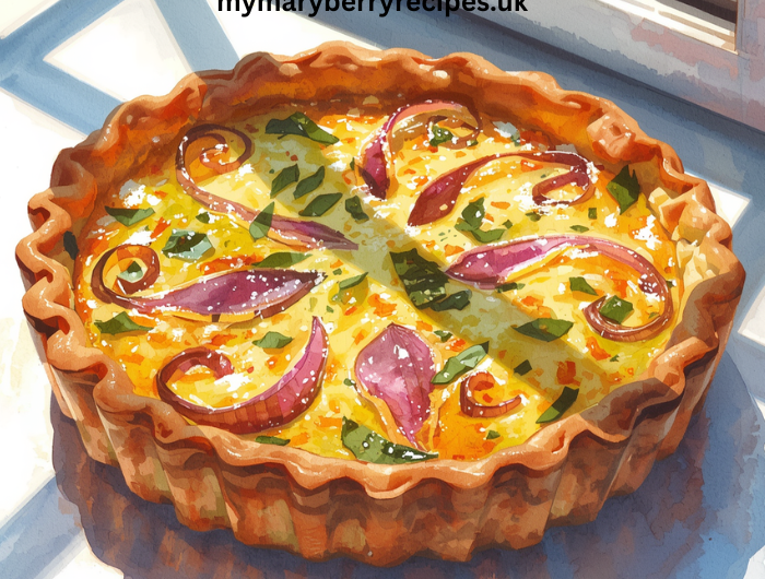 Mary Berry Cheese and Onion Quiche Recipe