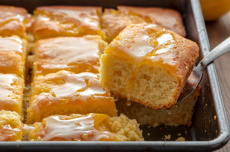 Mary Berry Lemon Traybake Recipe